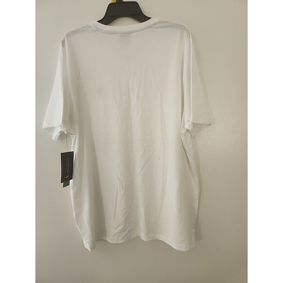 Men's U.S Polo Assn.  White Logo V-Neck Short Sleeve T-Shirt Size 3x Large - Picture 6 of 10
